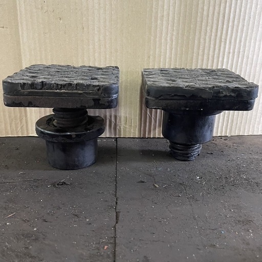 ビシャモン リフトアタッチメント 新型 ⑦足ゲタ/2個/車整備 /ガード付き/リフト用フレーム/柱リフト/カーメンテナンス/フレームパッド