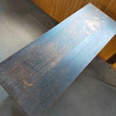 木製学校長机①　ヴィンテージ　70年代の画像