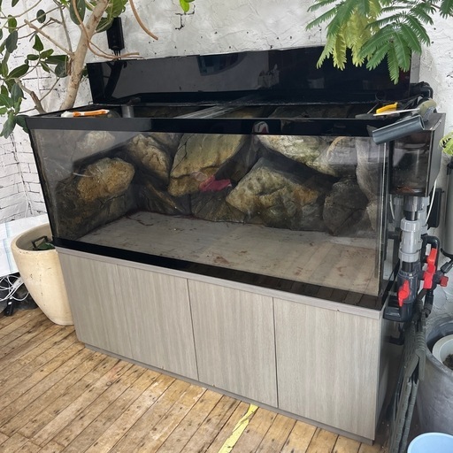 購入不可 専用150センチ水槽 サイドフロー オーバーフロー 上部