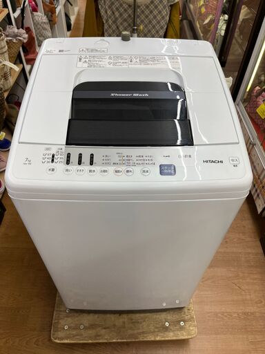 ☆ジモティー割引有☆　7.0kg洗濯機/ヒタチ/NW-70E(W)/2020