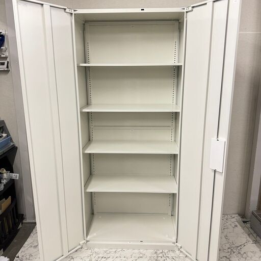  19037   2枚扉両開きキャビネット　書庫   ◆大阪市内・東大阪市他 6,000円以上ご購入で無料配達いたします！◆ ※京都・