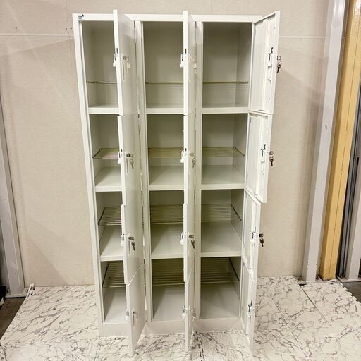  19036  AKL (未使用品)12人用ロッカー　幅90   ◆大阪市内・東大阪市他 6,000円以上ご購入で無料配達いたします！