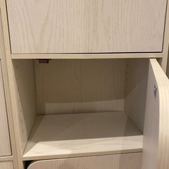 お話中🌼ニトリのカラーボックス蓋付き（ホワイト）×２の画像