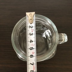 取って付きガラスジャーの画像