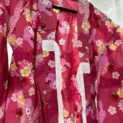マイメロ柄浴衣👘100センチの画像