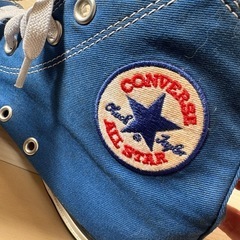 コンバース⭐️ブルー美品！25センチの画像