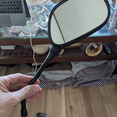 バイク　4スト　エンジンオイル、U字ロック、原付ミラー　セット　我孫子の画像