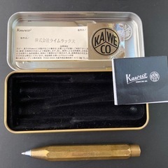 カヴェコ　ブラス（真鍮）スポーツ3本セット【万年筆・ボールペン・シャープペンシル】ペングリップ2個の画像