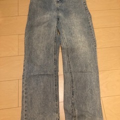 韓国　　ハイウェストジーンズ