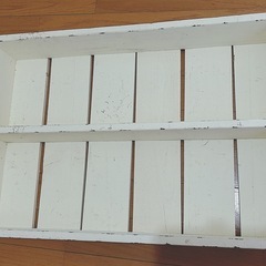ナチュラル雑貨　新品azi-azi2段 ウッドシェルフの画像