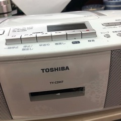 NO：1709 東芝CDラジオカセットレコーダー‼️  2021年製❣️の画像