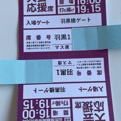 2024年　赤川花火大会チケット　2名分