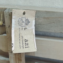 ナチュラル雑貨　新品　azi-azi すのこインテリア雑貨 の画像