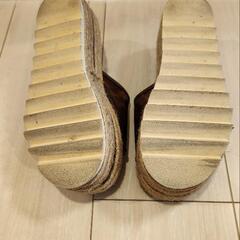 NICE CLAUP　ナイスクラップ　厚底サンダル　23cmの画像