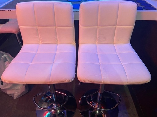 カウンターチェア(白)