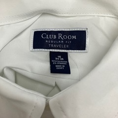 ☆値下げ☆K2408-063 CLUBROOM ボタンダウンシャツ TRAVELER サイズ:16 シワ有りの画像