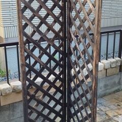 ラティス コーナースクリーン　塗装ハゲなど　難あり