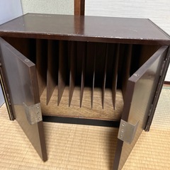 レコード収納　レトロ　昭和