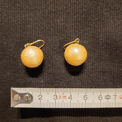 譲渡先決まりました　コットンパール　ピアス
