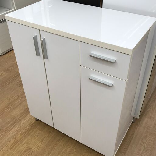★ジモティ割あり★ ニトリ   収納棚　ホワイト　 H91×W73×D38　 クリーニング済み KJ5813