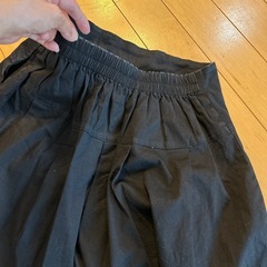 160黒スカート風キュロットの画像