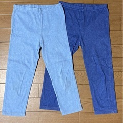 UNIQLO キッズレギンスパンツ 140cmの画像