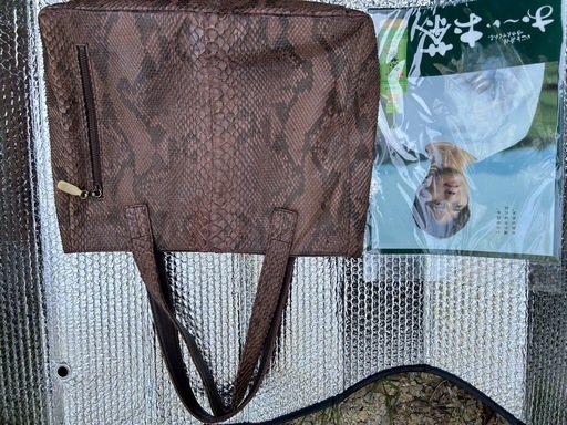 総ヘビ革のバッグ　中古