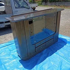 [八4123] 【中古品】キャビネット　外形寸法　幅(天板) 1800㎜  奥行き440㎜  高さ1140㎜の画像