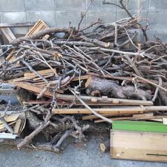 薪ストーブ、薪風呂用木材100kg差し上げますの画像