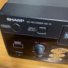 シャープ　　MDレコーダーの画像