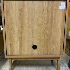 リビングボード 家具 85.8×70.5×37cm 中古 茶色 リサイクルショップ札幌　買取本舗　平岸店の画像