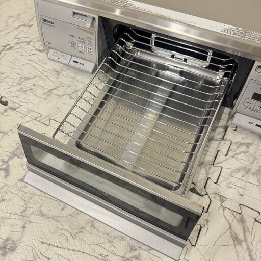  19041  Rinnai 左強火　都市ガスコンロ   ◆大阪市内・東大阪市他 6,000円以上ご購入で無料配達いたします！◆ ※京