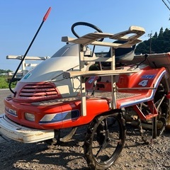 クボタ 田植え機 セル付き　4条 8.5馬力 SPA4ロータリー...