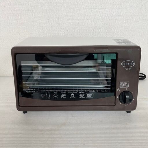 【ジモティ限定特価】  コンパクト オーブントースター ブラウン FO-06-BR J0227G