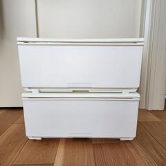 決まりました【差上げます】ニトリNフラッテ　引き出しタイプ2個セット