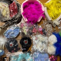 E 雑貨 ヘアアクセサリー レディース キッズ 髪ゴム ピン カチューシャの画像