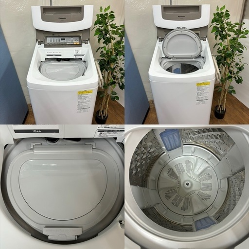 I419 ? Panasonic 洗濯乾燥機 （洗濯：8.0㎏乾燥4.5㎏） ⭐ 動作確認済 ⭐ クリーニング済