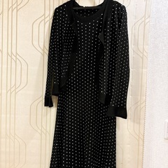 最終値下げ！未使用品　ブラック　ツーピース