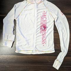 女児 ラッシュガード水着 カーディガン 