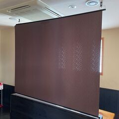 不動産売買で出ました不用品［茶色のパーテーション・カーテン・スク...