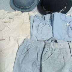 宝塚　すみれ幼稚園　制帽　スモック　夏ズボン　ブラウス　110、...