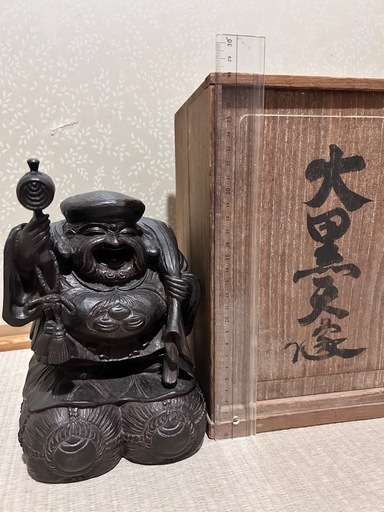 　　秀峰　ブロンズ像　大黒天像　