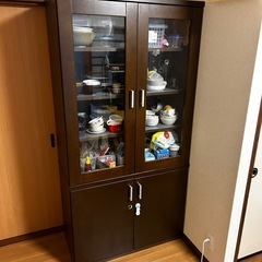 食器棚　引き取りに来れる方限定　
