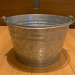 【MUJI 無印良品】トタンバケツ（販売終了希少品）