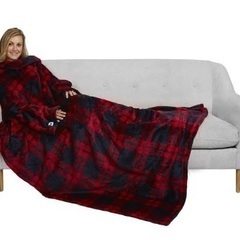 Slanket ブランケット　赤チェック柄　毛布
