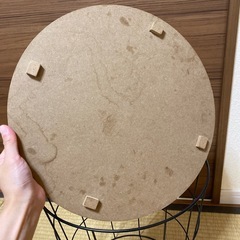 サイドテーブル ワイヤー テーブルの画像