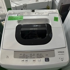 早い者勝ち大セール‼️‼️＋ご来店時、ガン×2お値引き‼️HITACHI(日立) 2020年製 5.0kg 洗濯機?