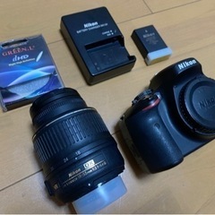 美品✨Nikon D5100 LK18-55 電池二つ・付属品・収納ケース付き　デジタル一眼レフカメラの画像