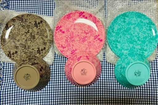 ディズニーランド　プレート＆ボウル