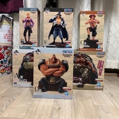 ワンピース一番くじ　白ひげ海賊団フィギュアセット　他おまけで下位...